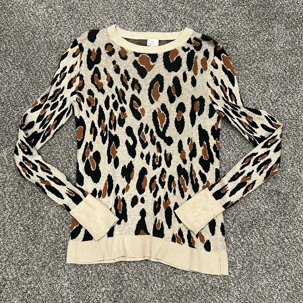 Women’s A New Day leopard print sweater